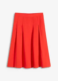 Plooirok van soepele viscose, bonprix