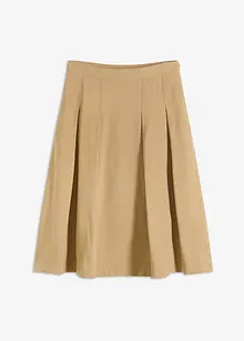 Plooirok van soepele viscose, bonprix