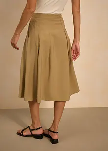 Plooirok van soepele viscose, bonprix