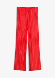 Jersey broek met plissé, bonprix