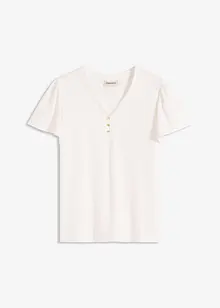 Shirt van viscose met knopen, bonprix