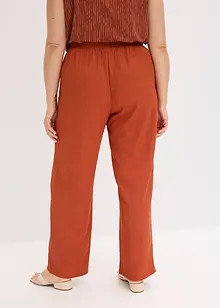 Jersey broek van crèpe, bonprix