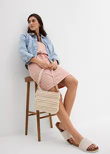 Jersey jurk van katoen (set van 2), bonprix