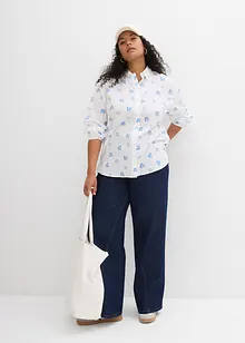 Oversized blouse van puur katoen, bonprix