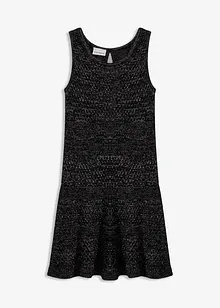 Gebreide jurk in gehaakte look, bonprix