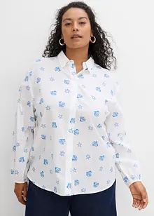 Oversized blouse van puur katoen, bonprix