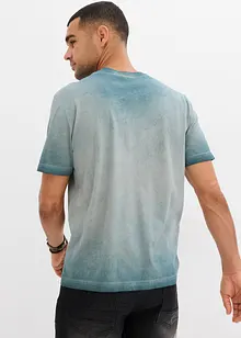 T-shirt in een verwassen look van biologisch katoen, bonprix