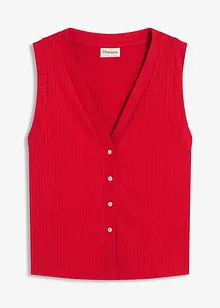 Mouwloos vest in een gebreide look, bonprix