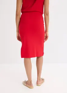 Geribde jersey rok, bonprix
