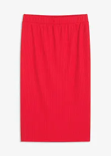 Geribde jersey rok, bonprix