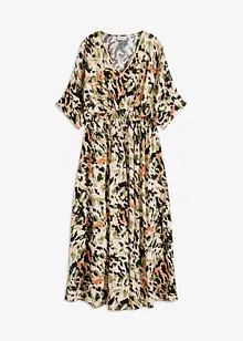 Maxi jurk met pailletten van soepele viscose, bonprix