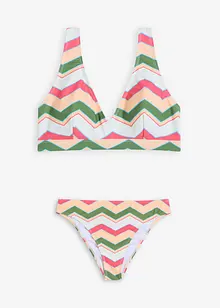 Bralette bikini met V-hals (2-dlg. set), bonprix