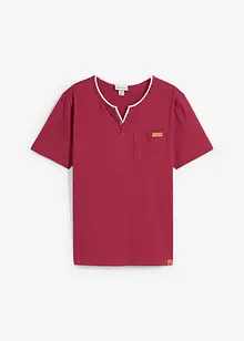 Henley shirt van puur biologisch katoen, bonprix