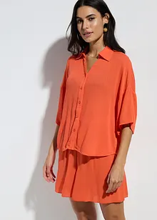 Strandblouse van viscose met korte mouwen, bonprix