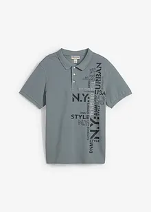 Piqué poloshirt van puur katoen, slim fit, korte mouw, bonprix