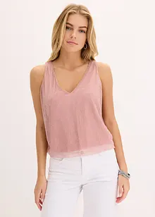 Cropped top met diep decolleté, bonprix