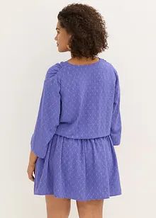 Mini jurk van getextureerd materiaal, bonprix