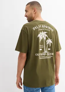 T-shirt met print achter, loose fit, bonprix