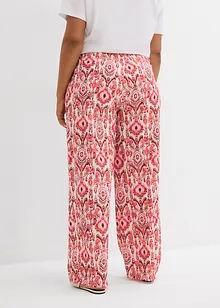 Slip-on broek van gestructureerd crêpe, bonprix