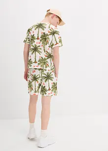 Piqué shirt en korte broek van biologisch katoen (2-dlg. set), bonprix