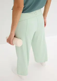 Comfort capri sportbroek met wijde pijpen, bonprix