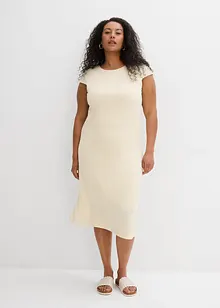 Midi jurk in gebreide look, bonprix
