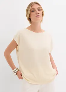 Oversized shirt in gebreide look, bonprix