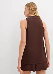 Top van gestructureerde crêpe, bonprix
