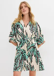 Mini jurk van soepele viscose met kimonomouwen, bonprix
