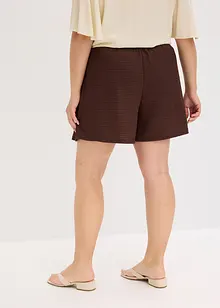 Instap short van gestructureerde crêpe, bonprix