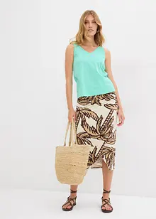 Tanktop van puur katoen (set van 2), bonprix
