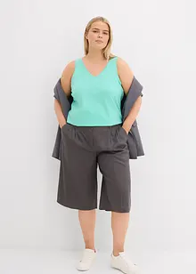 Tanktop van puur katoen (set van 2), bonprix