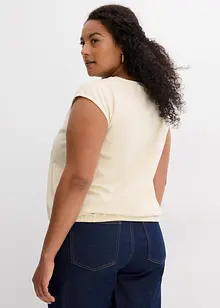 Shirt met elastische boordjes, bonprix