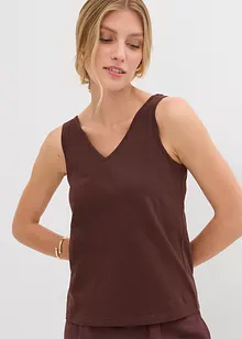 Tanktop van puur katoen (set van 2), bonprix