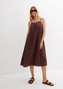 Jurk met spaghettibandjes van een soepele viscose-mix, bonprix
