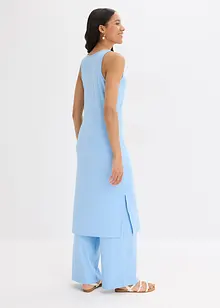 Midi jurk van zacht ribmateriaal, bonprix