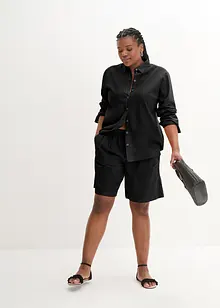 Bermuda van een linnen-katoenmix, bonprix