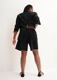 Bermuda van een linnen-katoenmix, bonprix