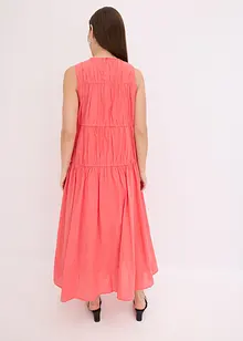 Maxi jurk van katoen met plooitjes, bonprix