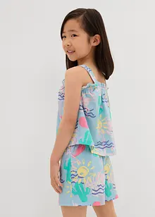 Top en korte broek van biologisch katoen (2-dlg. set), bonprix