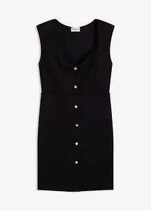 Mini jurk met schouderpads, bonprix