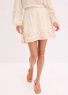 Minirok met borduursel, bonprix