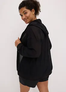 Transparante outdoor oversized jas van mesh, bonprix