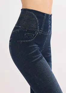 Corrigerende naadloze legging in denim look, sterk corrigerend, bonprix