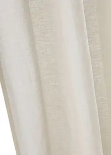 Katoenen gordijn met linnen (1 stuk), bonprix