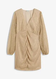Mini jurk met rimpels, bonprix