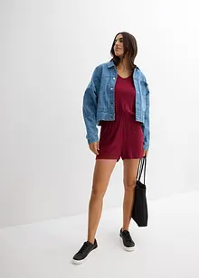 Jersey playsuit in een viscosemix, bonprix