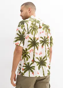 Overhemd van viscose met korte mouwen, loose fit, bonprix