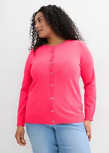Gebreid vest met ronde hals, bonprix