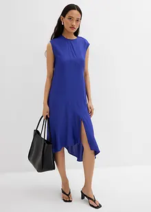 Asymmetrische midi jurk van fijne viscose, bonprix